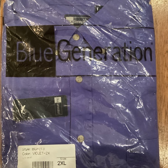 Men’s New Blue Generation Dress Shirt - Picture 2 of 4